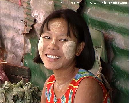 Burmese woman