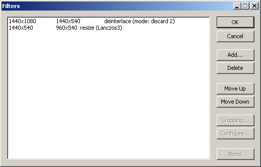 VirtualDub filters